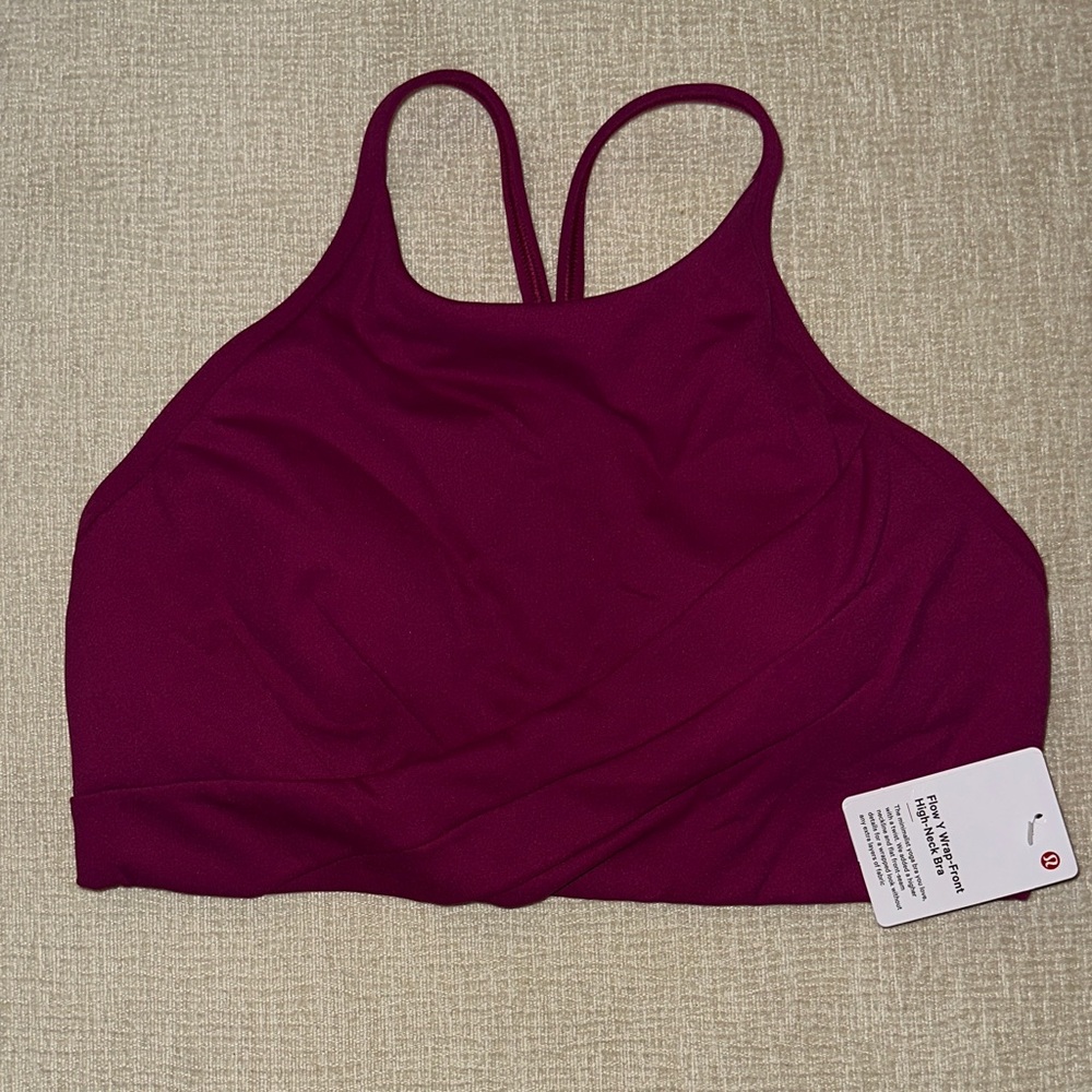 lululemon Flow Y Wrap Sports Bra
